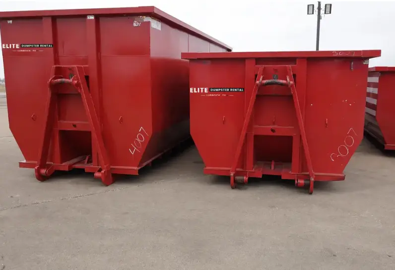 Roll-off dumpster rental delivered in Lubbock, Texas