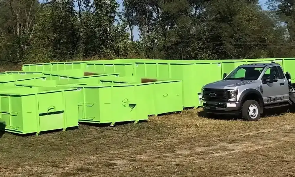 Same-Day Dumpster Rental Lubbock roll-off dumpsters ready for fast delivery